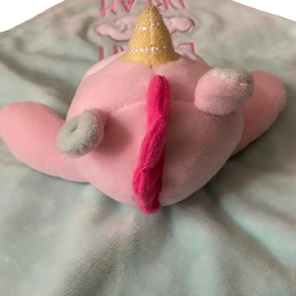 Baby Starter Unicorn Lovey Pink Dream A Little Dream Security Blanket Rattle